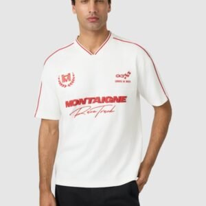 Montaigne Graphic Boxy V Neck Tee