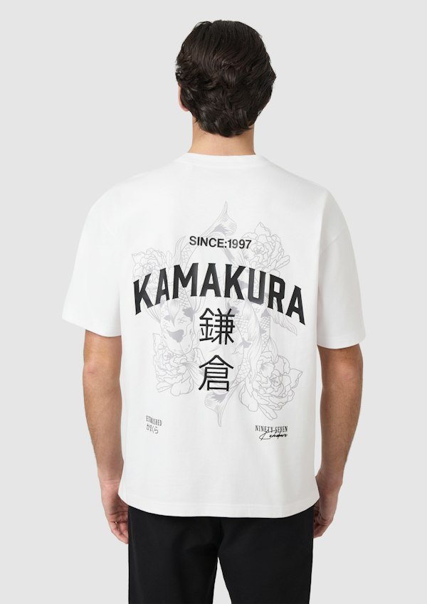 Kamakura Graphic Boxy Crew Neck Tee