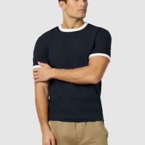 Harry Slim Ringer Crew Neck Tee
