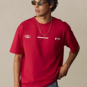Momentum Graphic Boxy Crew Neck Tee