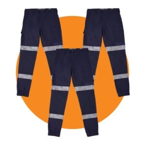 Tradies WP-4T Cuffed Taped Pants Value Pack – Navy