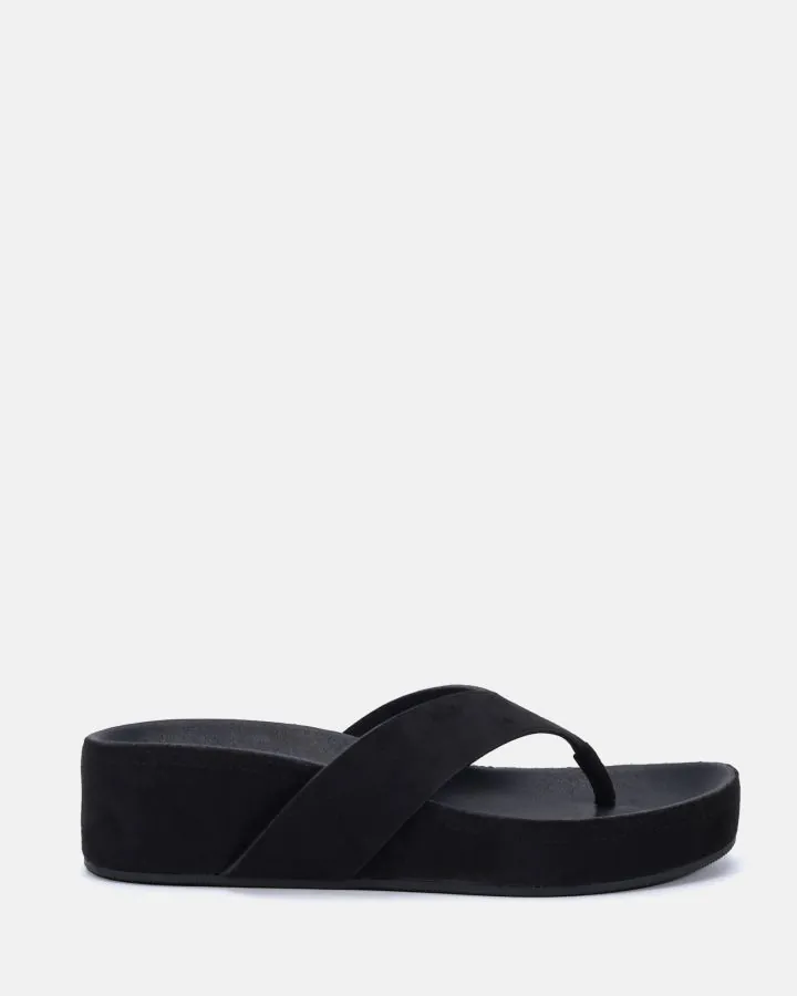 SOOTH BLACK SUEDE