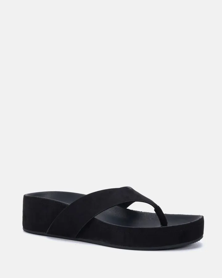 SOOTH BLACK SUEDE