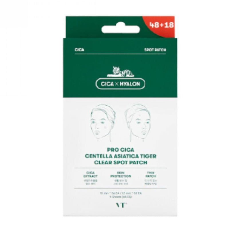 Pro Cica Centella Asiatica Tiger Clear Spot Patch Set (10mmx36ea/12mmx30ea)