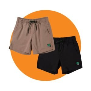 Tradies WS-4 Work Shorts 2 Value Pack – Black/Khaki