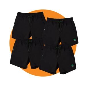 Tradies WS-4 Work Shorts 4 Value Pack – Black