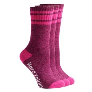 Womens Bamboo Socks 3 Pack – Pink/Marle