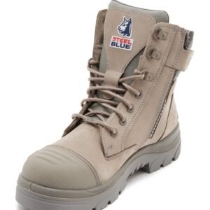 Southern Cross Zip Side Safety Boot – Granite