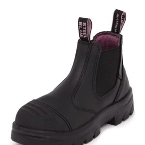 Ladies Hobart Scuff Safety Boot – Black
