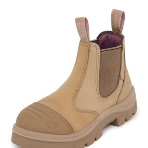 Ladies Hobart Scuff Safety Boot – Sand