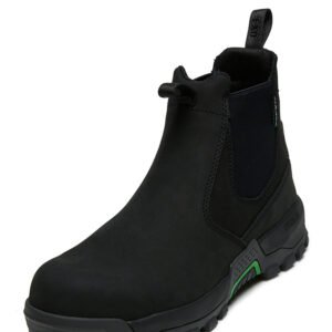 WB 4 Elastic Side Safety Boot – Black