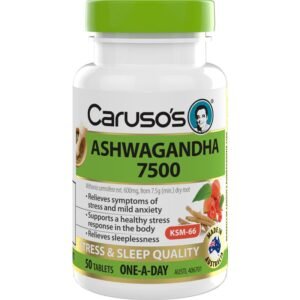 Carusos Ashwagandha 50 Tablets