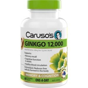 Carusos Ginkgo 12000 60 Tablets