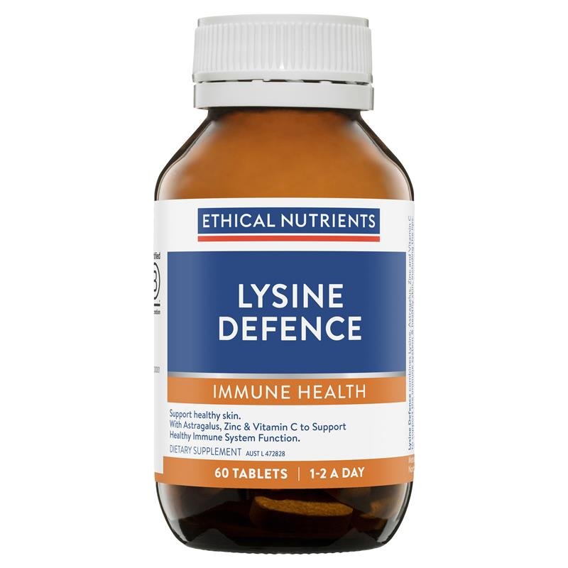 Ethical Nutrients Lysine Defence 60 Tablets