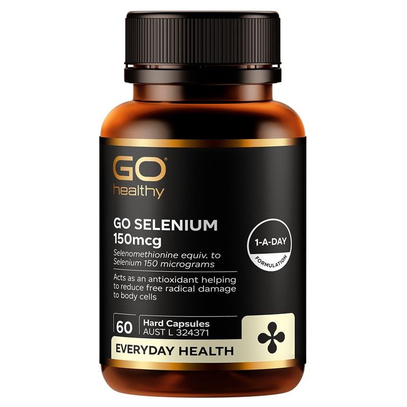 GO Healthy Selenium 150mcg 60 Hard Capsules