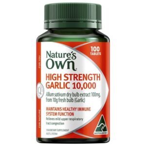 Nature’s Own High Strength Garlic 10,000mg 100 Tablets