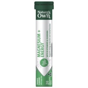 Nature’s Own Magnesium + Energy Effervescent 20 Tablets