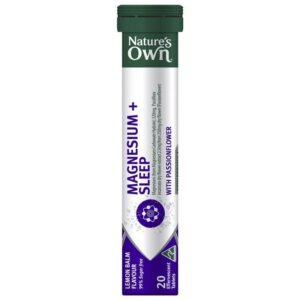 Nature’s Own Magnesium + Sleep Effervescent 20 Tablets