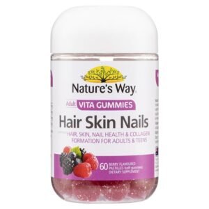 Nature’s Way Adult Vita Gummies Hair Skin Nail 60 Gummies
