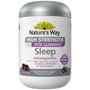 Nature’s Way Adult Vita Gummies Sugar Free High Strength Sleep 80 Gummies Exclusive Size
