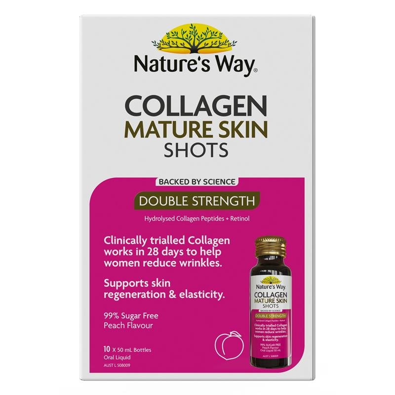 Nature's Way Collagen Mature Skin Shots 10 x 50ml