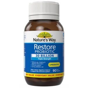 Nature’s Way Restore Probiotic 30 Billion 90 Capsules