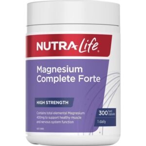 Nutra-Life Magnesium Complete Forte 300 Capsules Exclusive Size