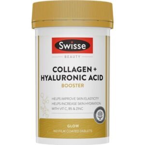 Swisse Beauty Collagen + Hyaluronic Acid Booster 160 Tablets Exclusive Size
