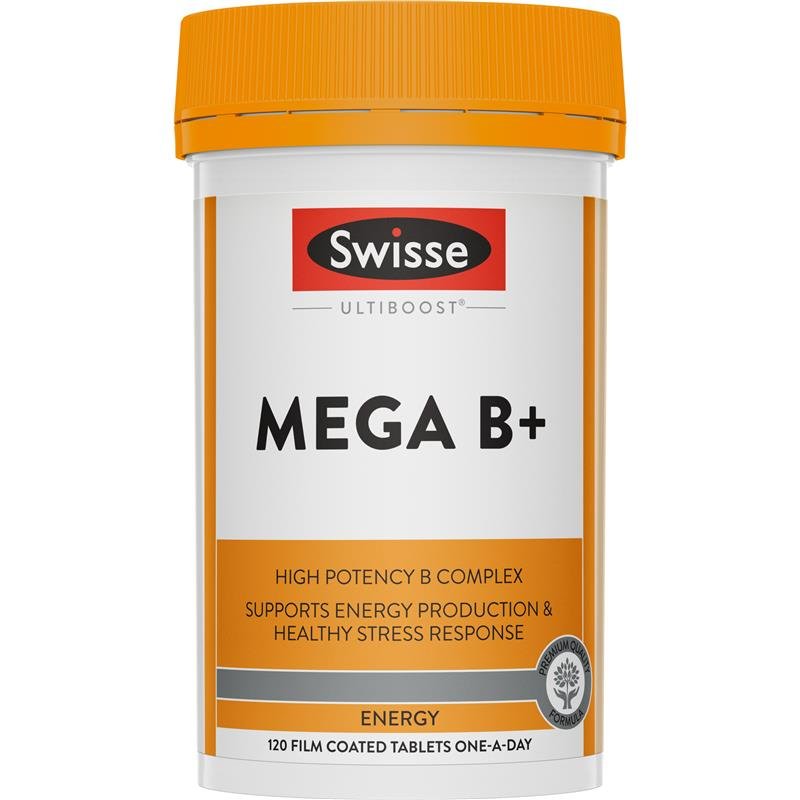 Swisse Mega B + 120 Tablets