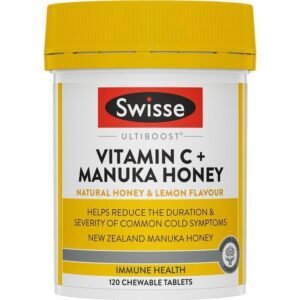 Swisse Vitamin C + Manuka Honey 120 Tablets