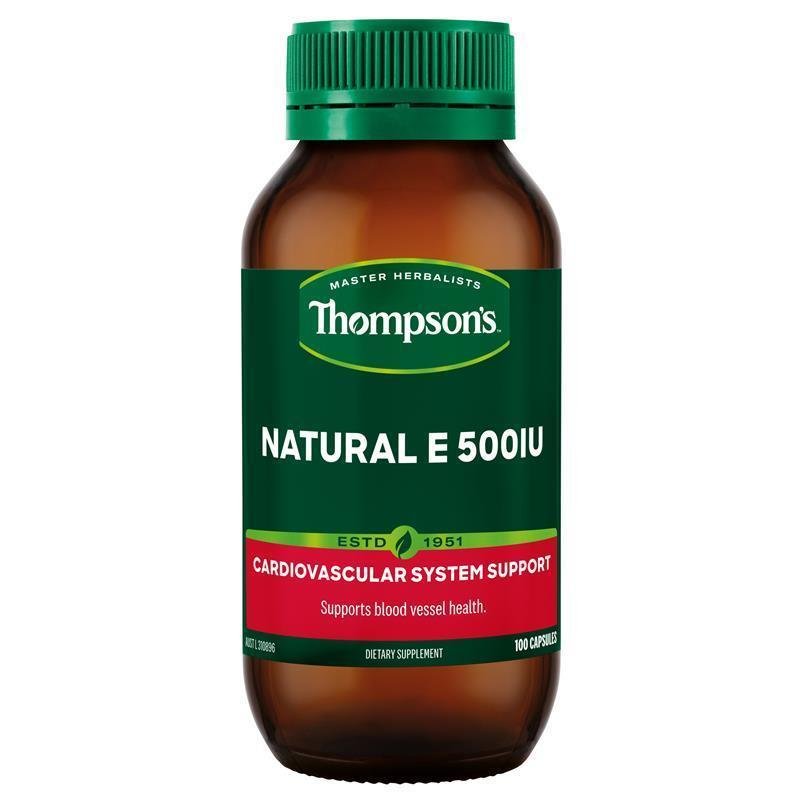 Thompson's Natural E 500iu 100 Capsules