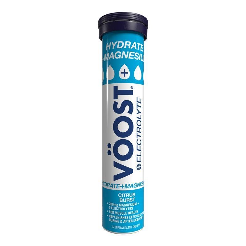 Voost Hydrate + Magnesium Citrus Burst Effervescent Tablets 12 Pack