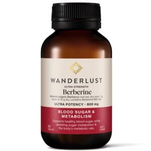 Wanderlust Ultra Strength Berberine 800mg 60 Tablets