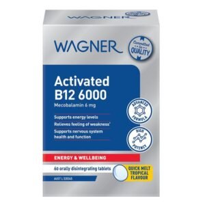 Wagner Activated B12 6000 60 Orally Disintegrating Tablets