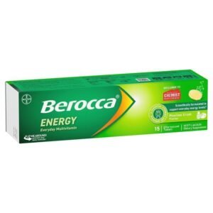 Berocca Energy Pinelime Crush 15 Effervescent Tablets Exclusive