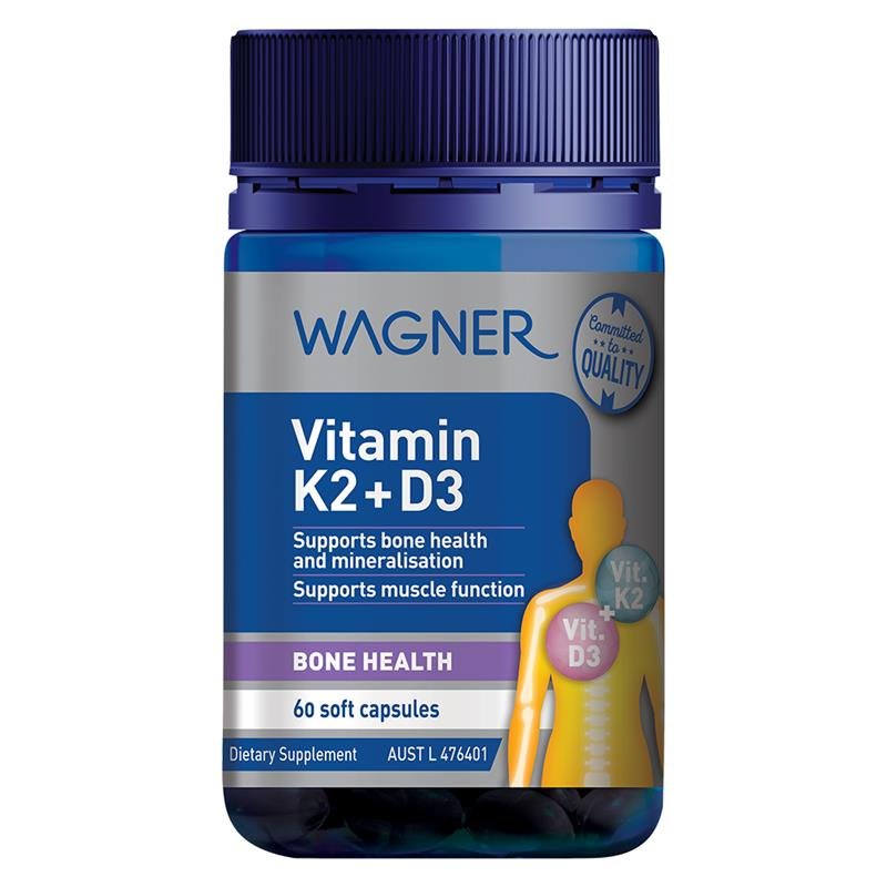 Wagner Vitamin K2 + D3 60 Capsules
