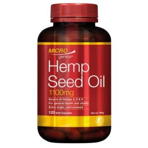 Microgenics Hemp Seed Oil 1100mg 120 Capsules