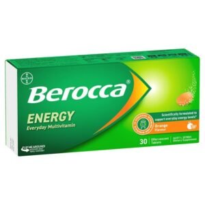 Berocca Energy Orange 30 Effervescent Tablets