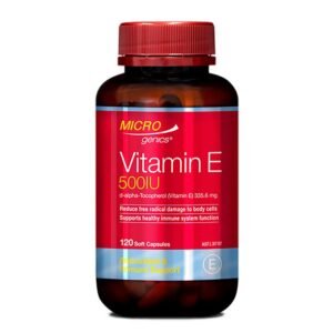 Microgenics Vitamin E 500IU 120 Capsules