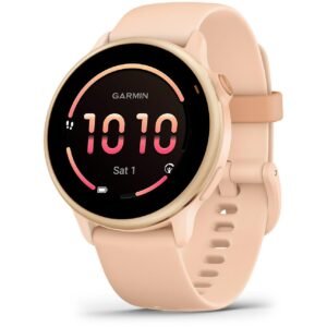 Garmin VivoActive 6 GPS Smartwatch (Metallic Pink Dawn/Pink Dawn Band)
