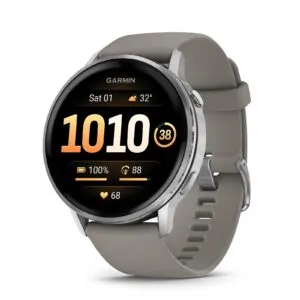 Garmin Venu 4 Smartwatch 45mm (Silver/Silver Grey Band)