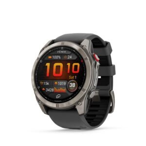 Garmin Fenix 8 Pro 51mm AMOLED Sapphire Edition Titanium with Graphite + Black Band