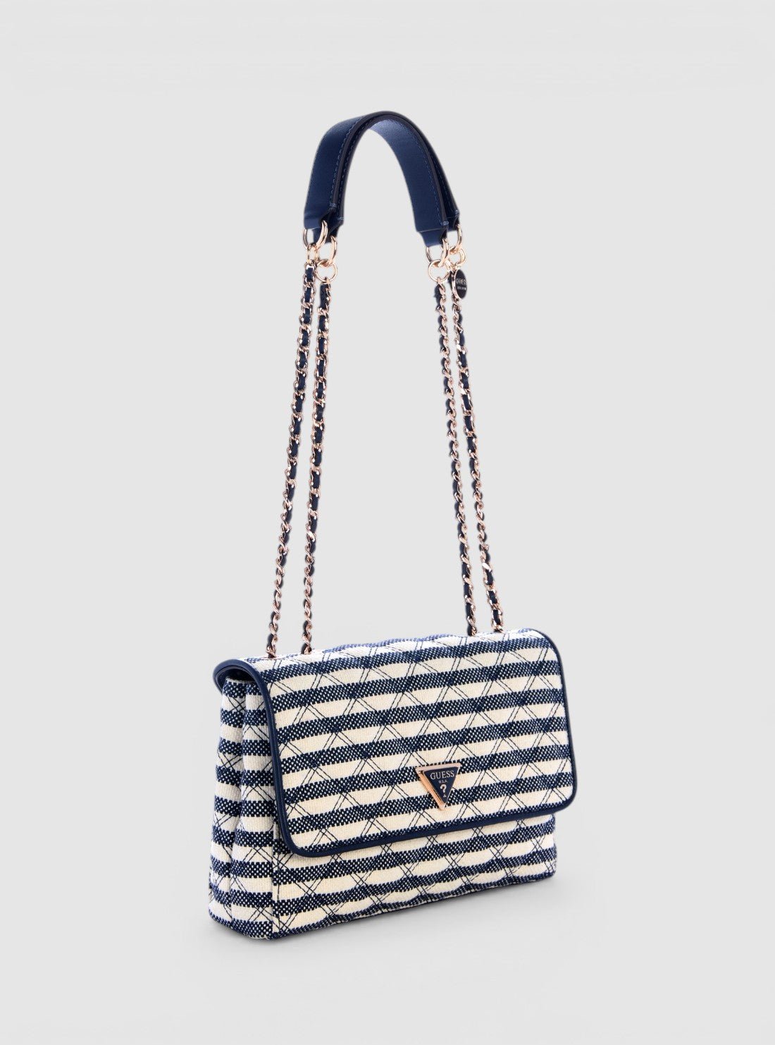 Guess Blue multi giully ii convertible flap bag