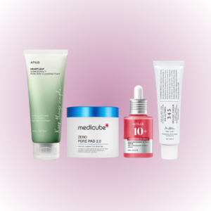 Medicube and Viral TikTok Essentials Glass Skin Set