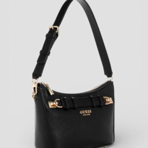 Guess Black gregoria top zip shoulder bag