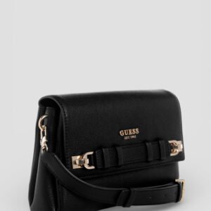 Guess Black gregoria flap crossbody bag