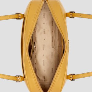 Guess Yellow cerelia shoulder satchel bag