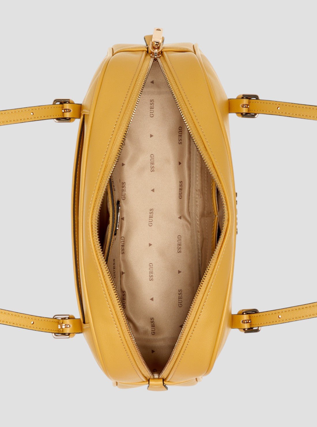 Guess Yellow cerelia shoulder satchel bag