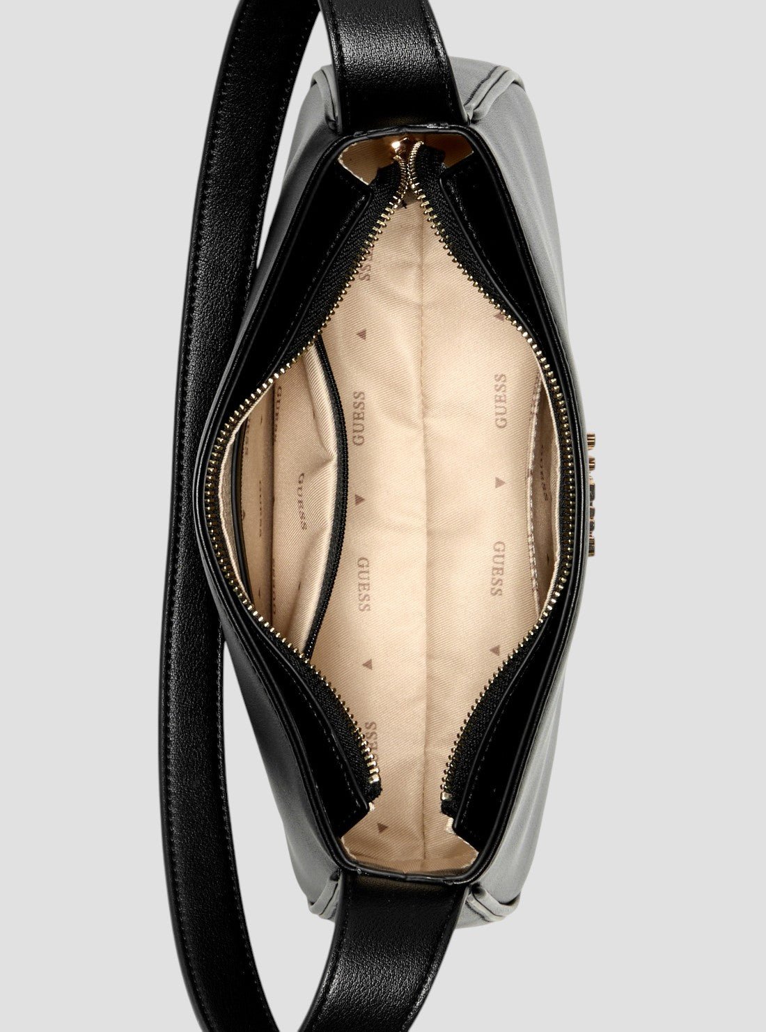Guess Black cerelia top zip shoulder bag