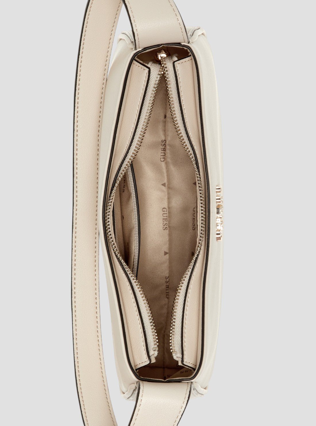 Guess Bone cerelia top zip shoulder bag